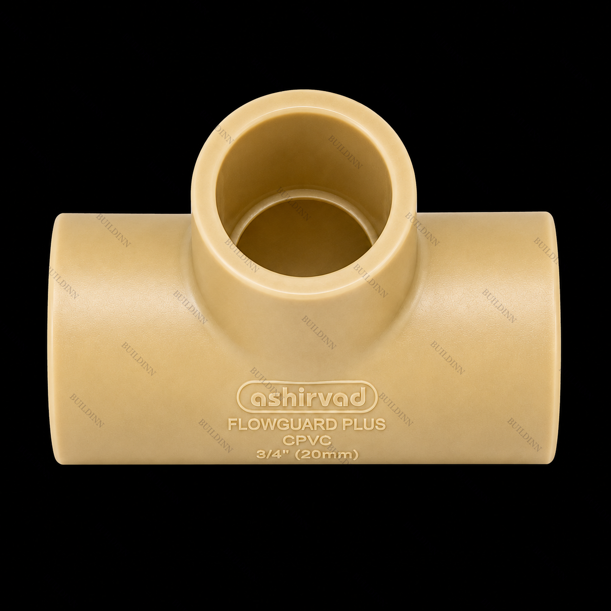 Ashirvad CPVC Plain Tee – 3/4 Inch / 20 mm