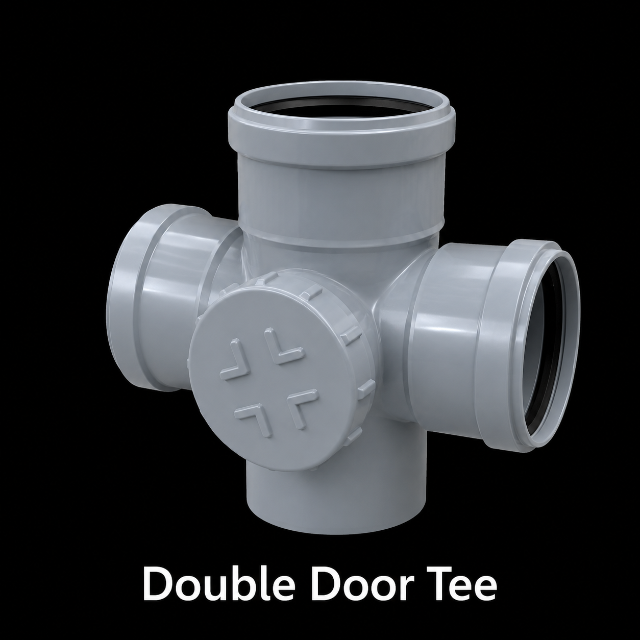 Ashirvad SWR Ringfit Double Tee Door – 2.5 Inch