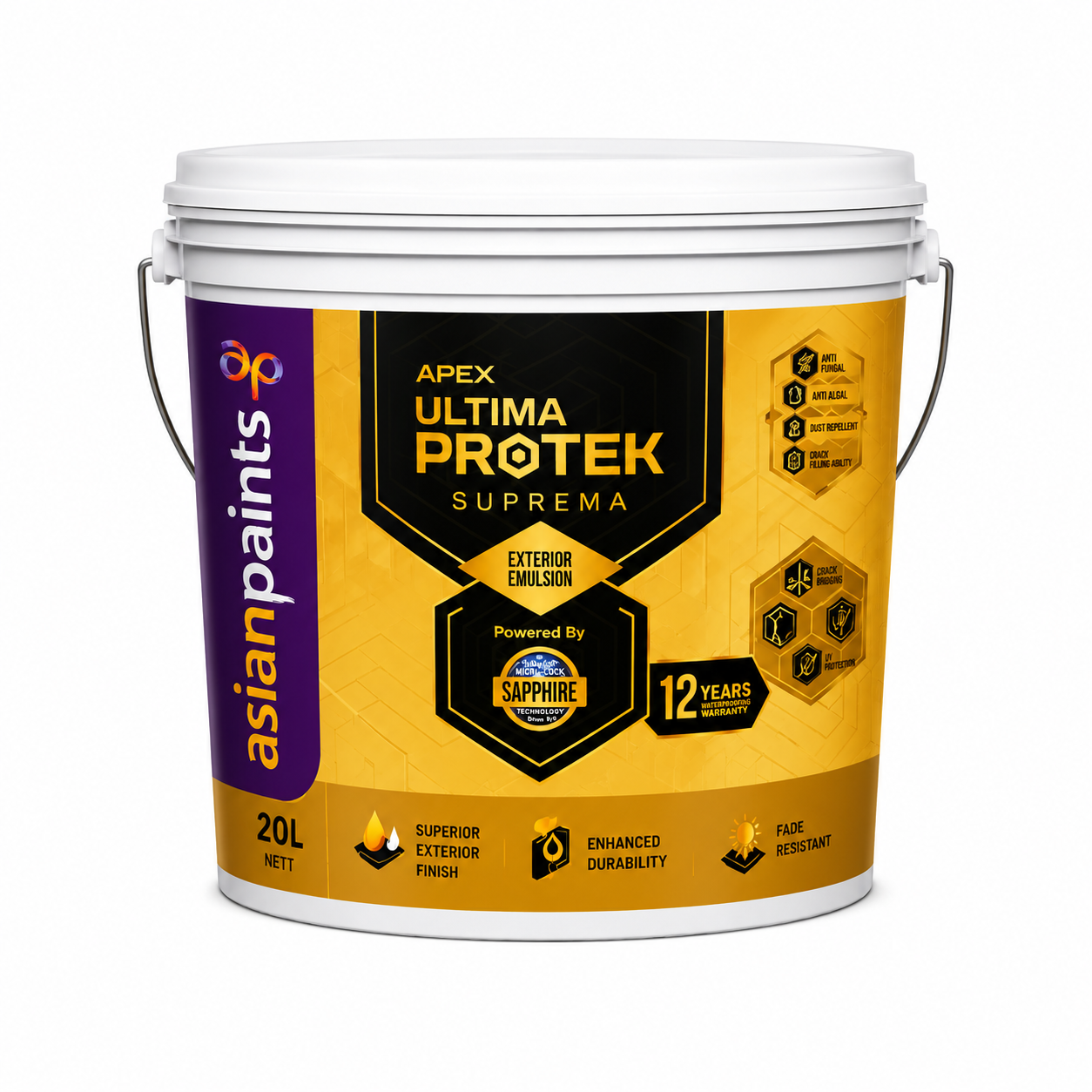 Asian Paints Apex Ultima Protek Suprema Basecoat – 20 Litre