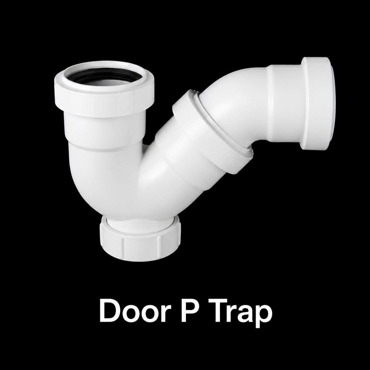 Canplas PVC DWV Door P-Trap with Cleanout