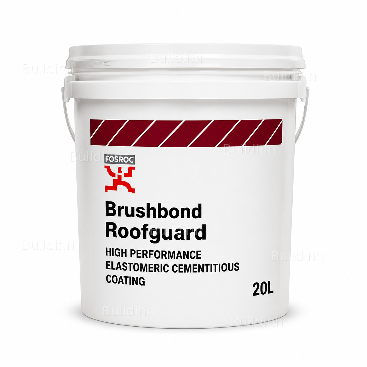 Fosroc Brushbond Roofguard Fibre-Reinforced Acrylic Waterproof Coating