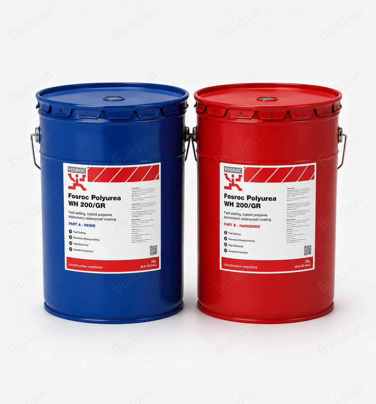 Fosroc Polyurea WH 200/GR Two-Component Green Roof Waterproofing Coating