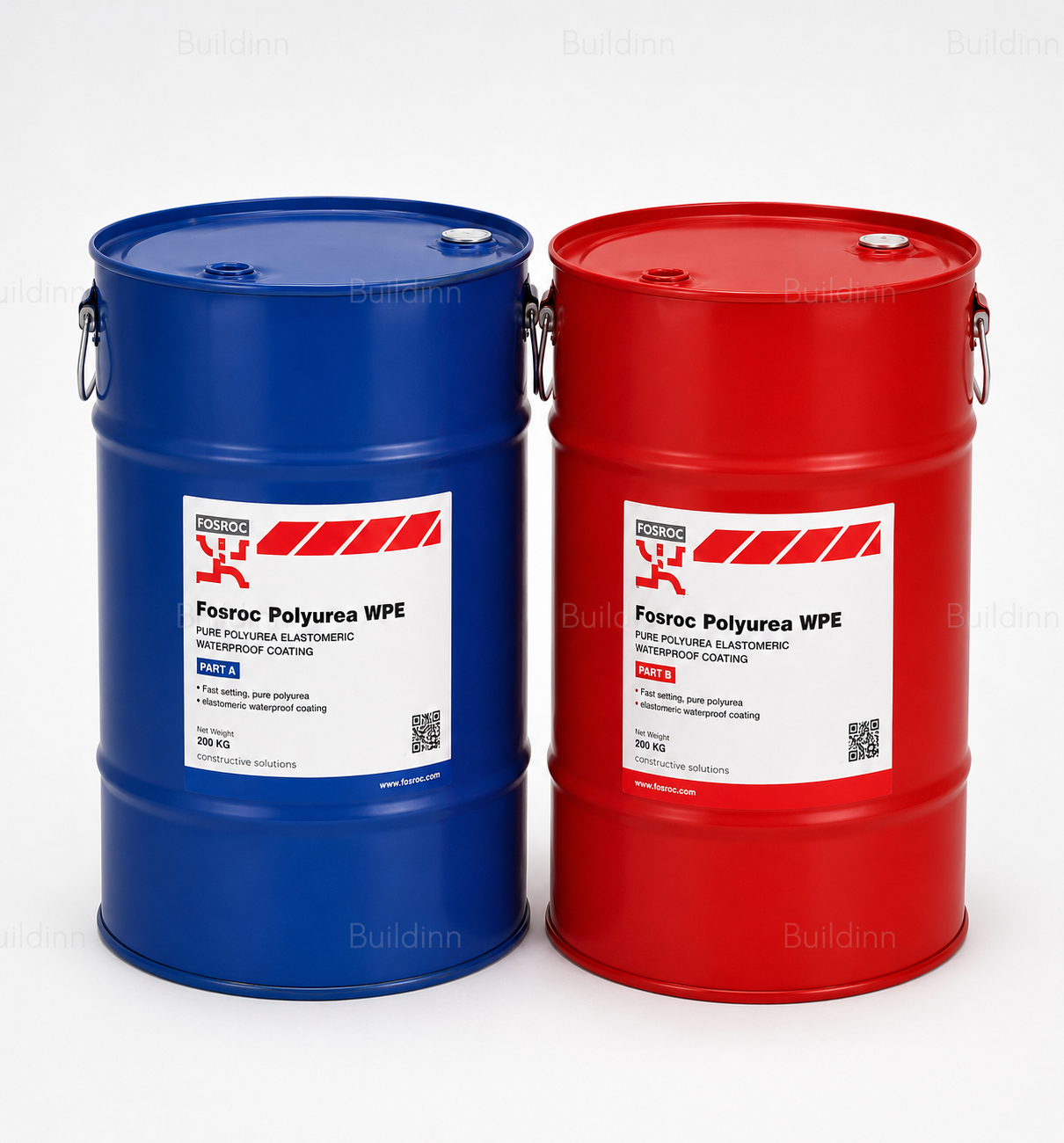 Fosroc Polyurea WPE Pure Polyurea Waterproof Coating – 200 L Part A & Part B