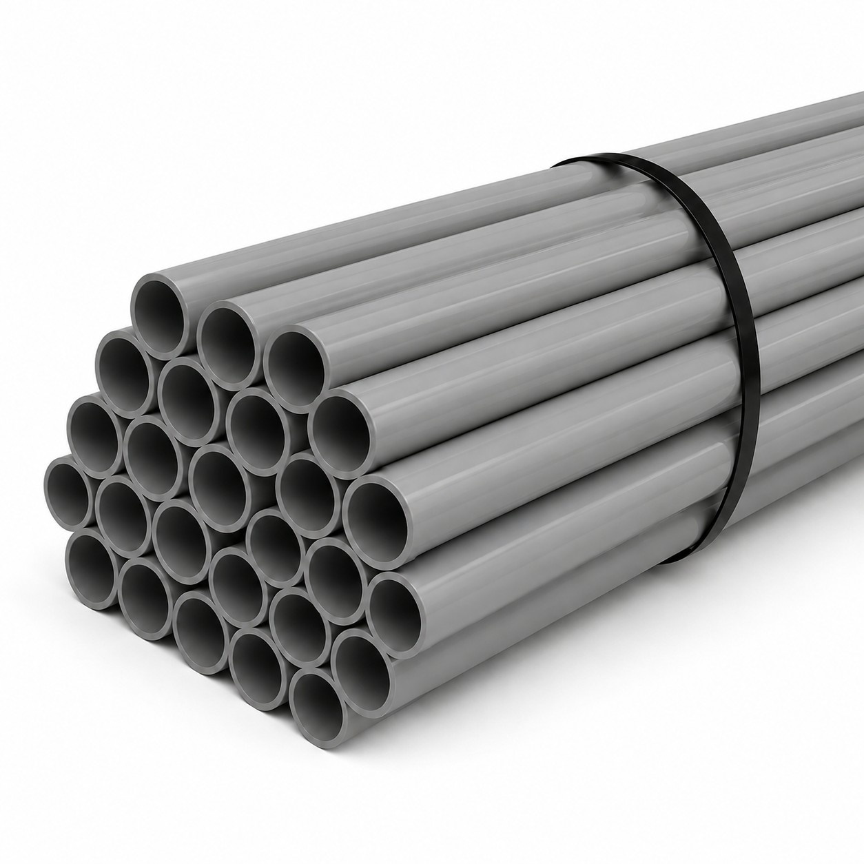 Grey PVC Conduit Pipe 1 Inch 25 mm 10 Feet for Electrical Wiring