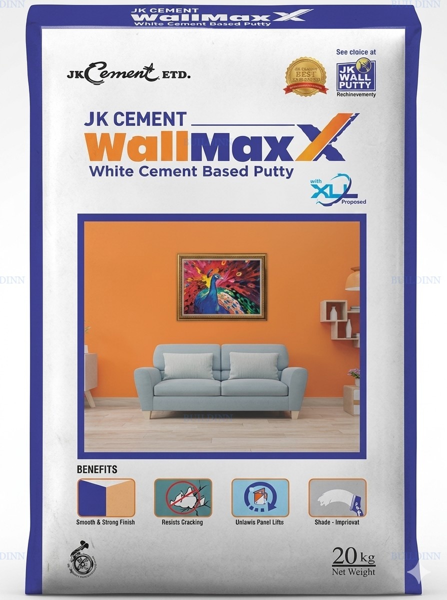 JK Cement WallMaxX Putty "BUILDINN"