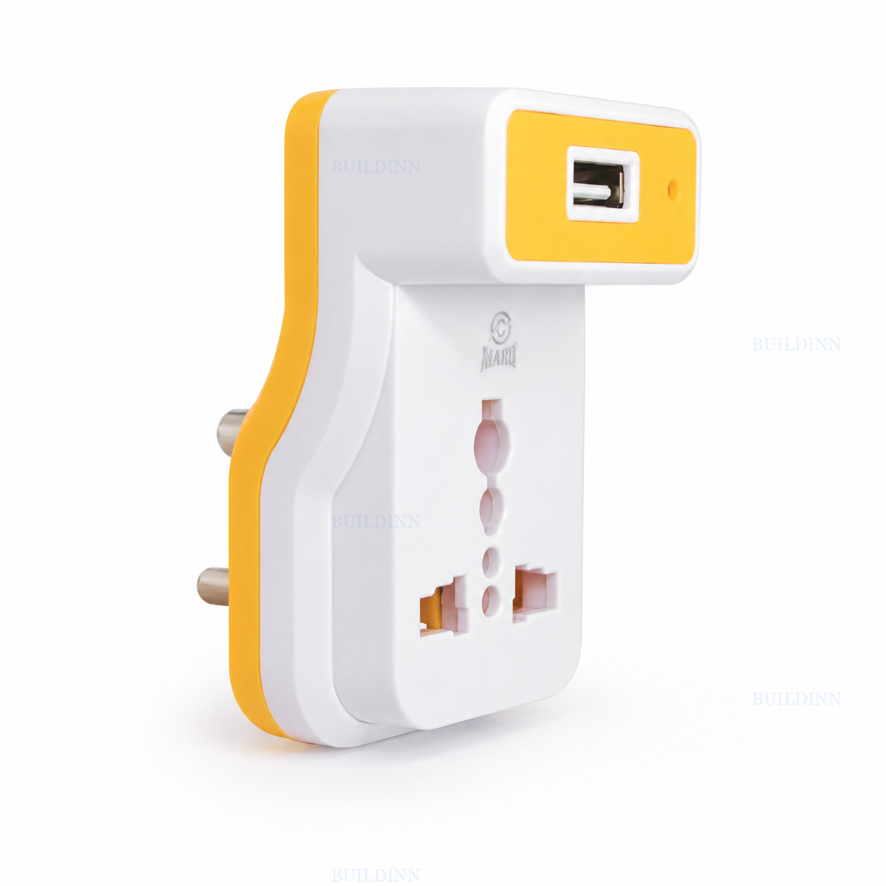 Maru Universal Plug Adapter with USB Port | Buildinn