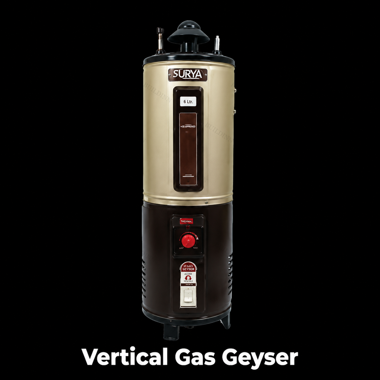 Vertical Gas Geyser 6 Litre