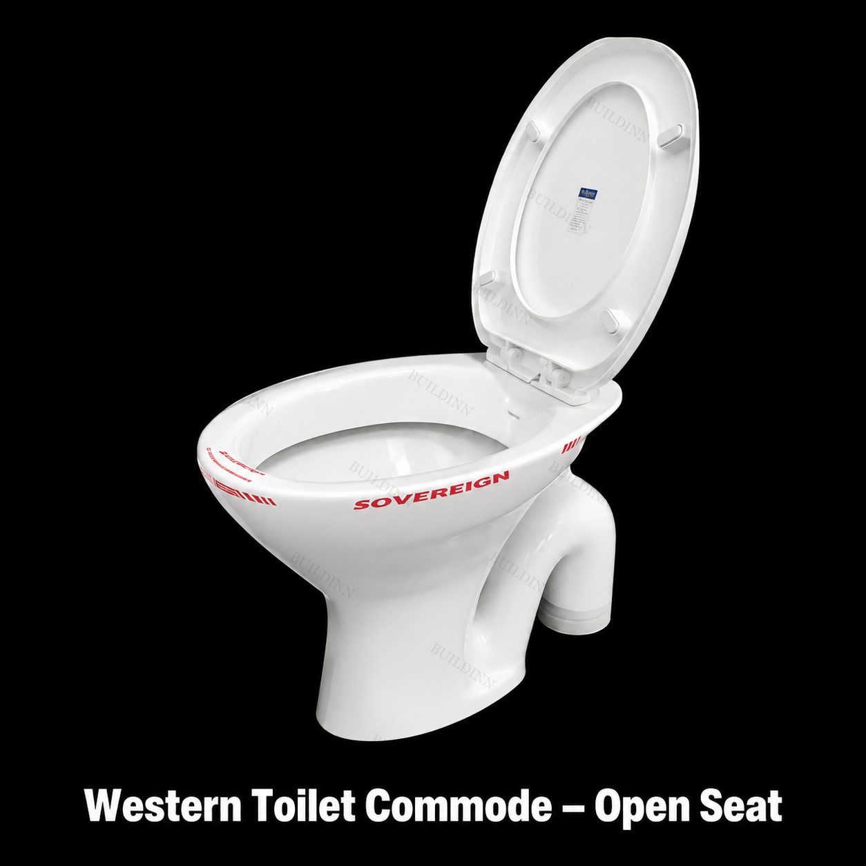 Western Toilet Commode – Open Seat 20 Inch